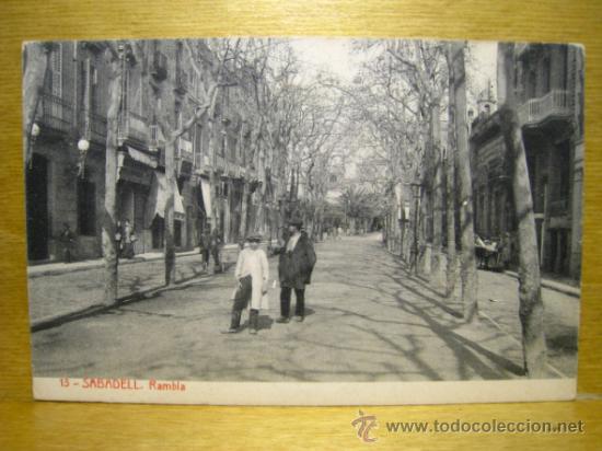Postales: SABADELL: RAMBLA (13) - Foto 1
