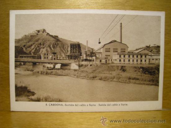 Postkarten: CARDONA: SALIDA DEL CABLE A SURIA (8)