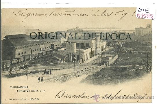 Postkarten: (PS-35398)POSTAL DE TARRAGONA-ESTACION DE M.Z.A.