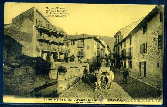 Postais: LLIVIA : Ed. J. Faux Librarie N&ordm; 3 - Cerda&ntilde;a Espa&ntilde;ola - Plaza Mayor
