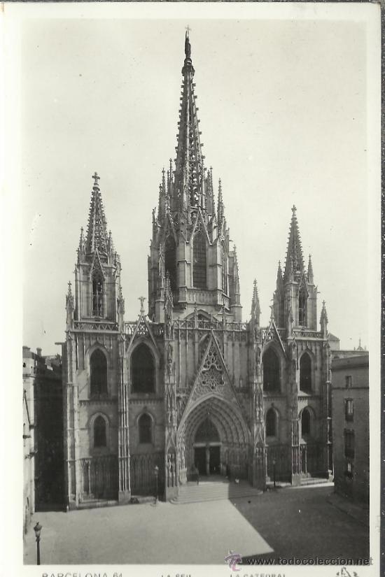 Postales: BARCELONA CATEDRAL SIN ESCRIBIR - Foto 1