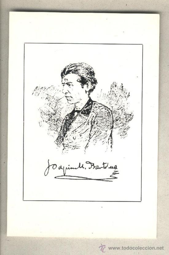 Postales: Targeta postal Joaquim M. Bartrina i Aixem&uacute;s. Edita Borsa del col&middot;leccionista i Amics de Reus