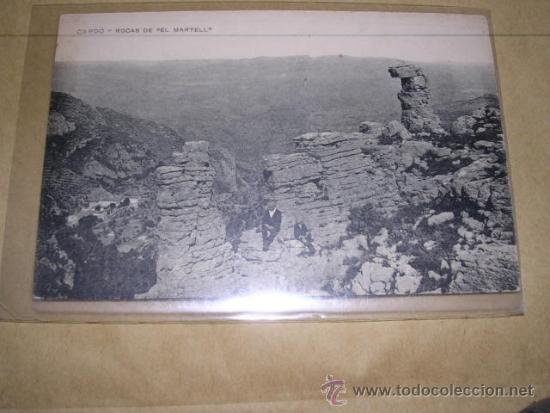 Postkarten: CARDO - ROCAS DE EL MARTELL,BALNEARIO DE CARDO ( TORTOSA )- 14X9 CM.