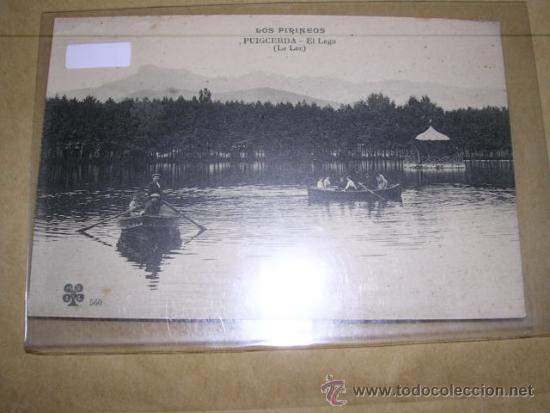 Postales: PUIGCERDA - EL LAGO ,LOS PIRINEOS ,560 - 14X9 CM.