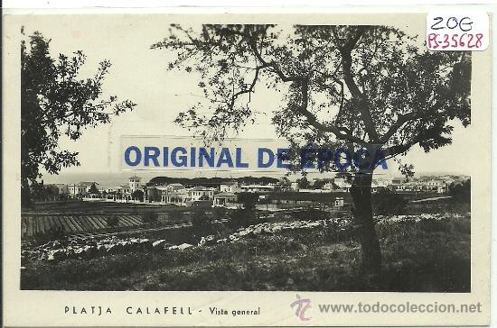 Postcards: (PS-35628)POSTAL FOTOGRAFICA DE CALAFELL-PLATJA.VISTA GENERAL