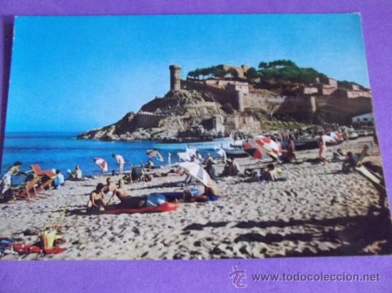 Postkarten: GIRONA-V14-NO ESCRITA-COSTA BRAVA-TOSSA DE MAR-PLAYA-SERIE II-N&ordm;2461-DLB.589-II