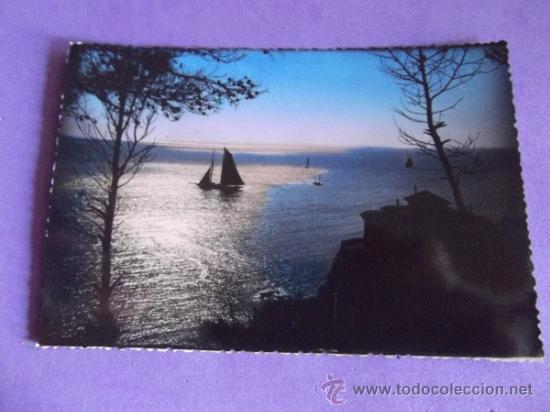 Cartes Postales: GIRONA-V14- ESCRITA-COSTA BRAVA-N&ordm;101-EFECTOS DELUZ EN LA COSTA