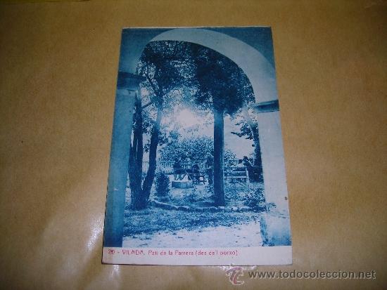 Postcards: 20 .- VILADA PATI DE LA FARRERA ( DES DE'L PORCHO ) FOTOTIP. THOMAS 14X9 CM.
