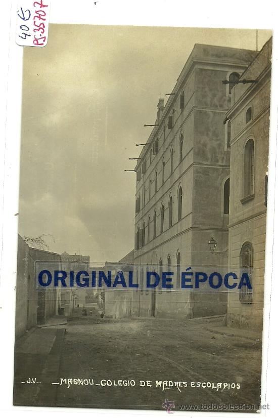 Postkarten: (PS-35707)POSTAL FOTOGRAFICA DE MASNOU-COLEGIO DE MADRES ESCOLAPIOS