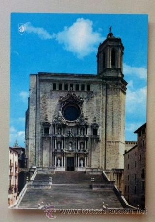Postales: GERONA - GIRONA - CATEDRAL - Foto 1