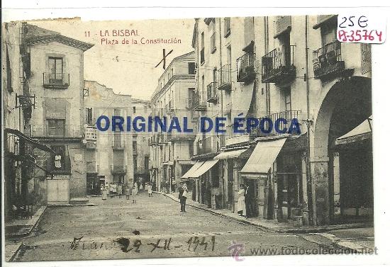 Postcards: (PS-35764)POSTAL DE LA BISBAL-PLAZA DE LA CONSTITUCION