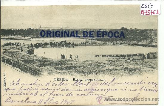Postcards: (PS-35761)POSTAL DE LERIDA-BALSAS DEPURADORAS