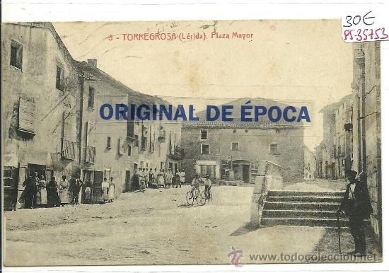 Postkarten: (PS-35753)POSTAL DE TORREGROSA-PLAZA MAYOR