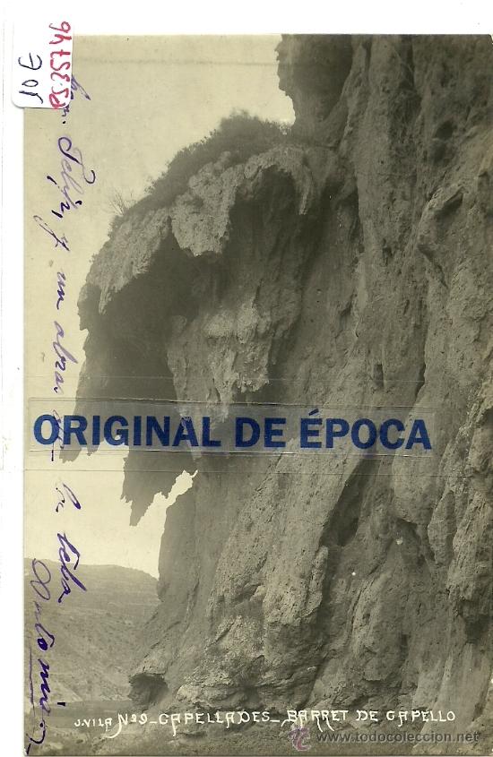 Postales: (PS-35746)POSTAL FOTOGRAFICA DE CAPELLADES-BARRET DE CAPELLO