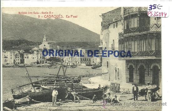 Postcards: (PS-35814)POSTAL DE CADAQUES-ES POAL.COLECCION FAMILIA JOAQUIN CASAS I CARBO