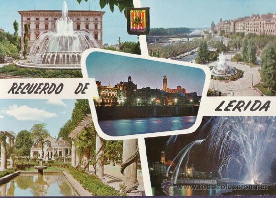Postales: lerida - aspectos diversos - n&ordm; 1783 - ed. esc. oro - escrita - a&ntilde;o 1965 - x
