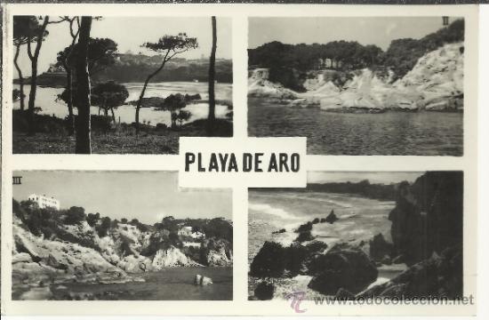 Postales: GERONA PLAYA DE ARO ESCRITA - Foto 1