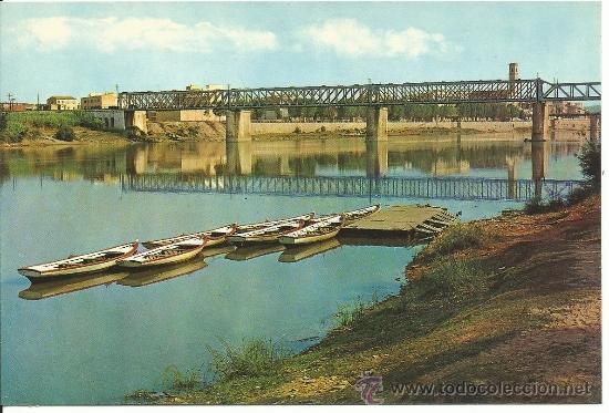 Postales: TORTOSA.-RIO EBRO , PUENTE DEL FERROCARRIL.-N&ordm; 22 .- DISTRI. VILADRICH