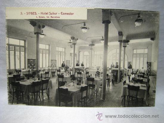 Postales: SITGES: HOTEL SUBUR. COMEDOR 5 - Foto 1