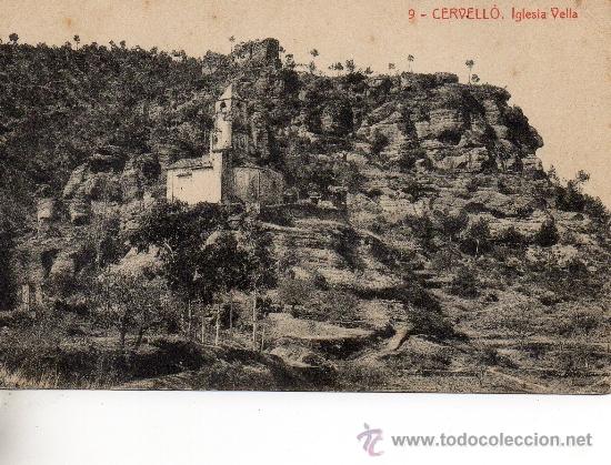 Postales: cervell&oacute;. 9 iglesia vella. thomas - Foto 1