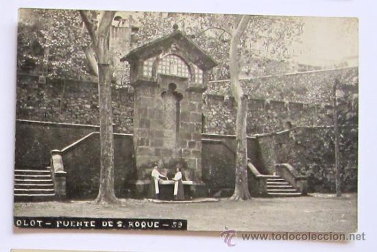 Postales: OLOT. FUENTE DE S. ROQUE. 59. - Foto 1