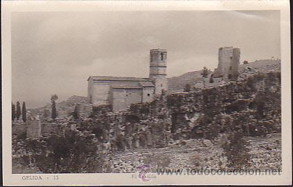 Postales: POSTAL GELIDA EL CASTILLO - Foto 1