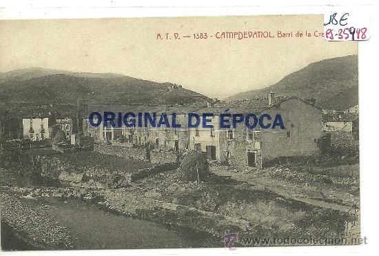 Postcards: (PS-35998)POSTAL DE CAMPDEVANOL-BARRI DE LA CREU