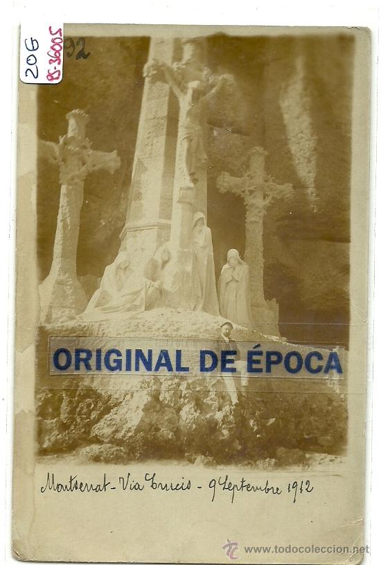 Postcards: (PS-36005)POSTAL FOTOGRAFICA DE MONTSERRAT-VIA CRUCIS 1912