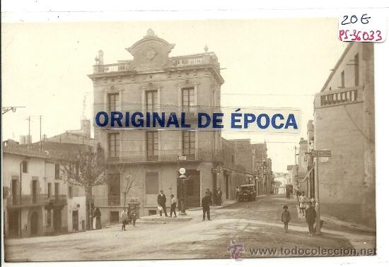 Postcards: (PS-36033)POSTAL FOTOGRAFICA DE SANT FELIU DE CODINES-PLASSA DEL DOCTOR ROBERT I CARRETERA