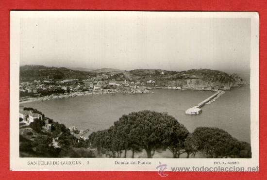 Postales: SAN FELIU DE GUIXOLS DETALLE DEL PUERTO - Edici&oacute;n GASS&Oacute;