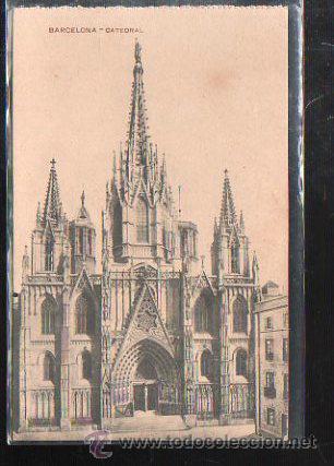 Postales: TARJETA POSTAL DE BARCELONA - CATEDRAL. - Foto 1