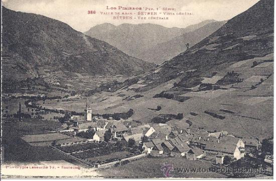 Postales: PS1479 BETREN 'VISTA GENERAL'. LOS PIRINEOS - 1&ordf; SERIE - LABOUCHE FR. - SIN CIRCULAR