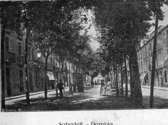 Postales: sabadell. rambla - Foto 1