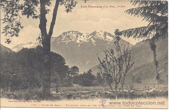 Postales: PS1801 VALLE DE AR&Aacute;N - ENTECADA VISTA DE L&Egrave;S - LABOUCHE FR. - ESCRITA AL DORSO