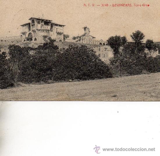 Postales: san andres de llavaneras. atv 3748. torre grau