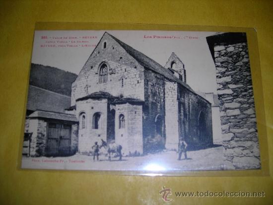 Postcards: BETREN ,385 - VALLE DE ARAN LA IGLESIA .LOS PIRINEOS PHOT. LABOUCHE 14X9 CM.