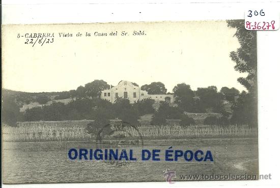 Postcards: (PS-36278)POSTAL FOTOGRAFICA DE CABRERA-VISTA DE LA CASA DEL SR.SOLA