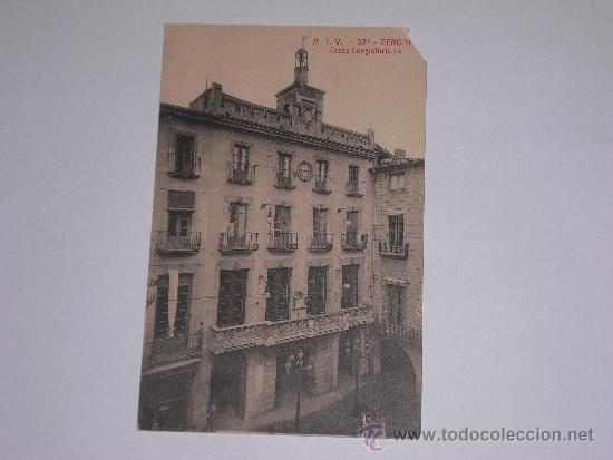 Postales: 524 gerona, Casas consisoriales - Foto 1