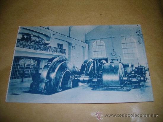 Postcards: U.E.C. N&ordm; 6 MOLINOS SALA DE MAQUINAS ,FOTO J. VILLANUEVA , CIRCULADA 1928 14X9 CM.