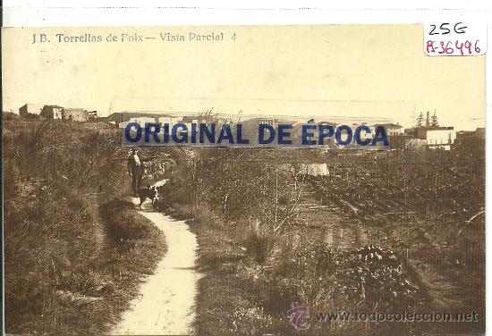 Postcards: (PS-36496)POSTAL FOTOGRAFICA DE TORRELLAS DE FOIX-VISTA PARCIAL