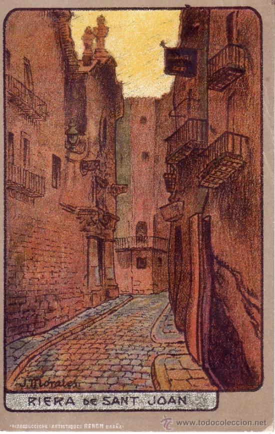 Postales: BARCELONA - RIERA DE SANT JOAN - Foto 1