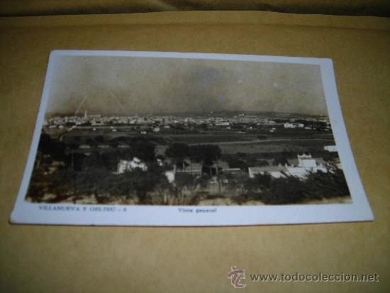Postcards: VILLANUEVA YGELTRU - 5 VISTA PARCIAL POSTAL CIRCULADA 14X9 CM.
