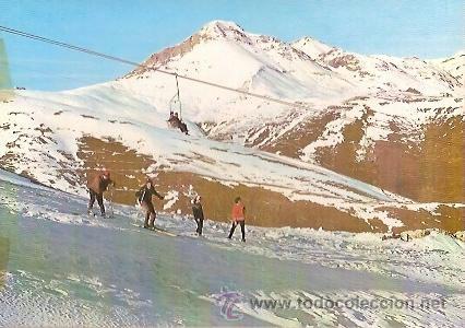 Postais: POSTAL A COLOR 5236 PIRINEOS DE LERIDA EL PALLARS LLESSUI PISTAS DE ESQUI Y PICO MONTSENY