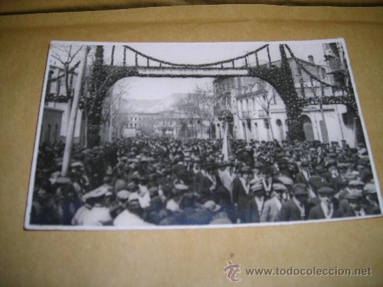 Postcards: VILLANUEVA Y GELTRU ASAMBLEA MARIANA 6 DE MAYO 1923 - POSTAL FOTOGRAFICA 14X9 CM.