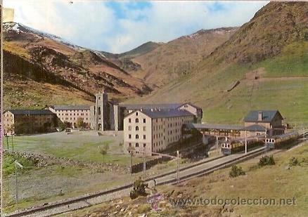 Postais: POSTAL A COLOR N&ordm; 5 NURIA ESTACION INVERNAL VISTA GENERAL SANTUARIO EDICIONES SICILIA