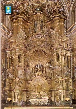 Cartoline: POSTAL A COLOR N&ordm; 2761 SANTA MARIA DEL MIRACLE ALTAR MAYOR ESCUDO DE ORO