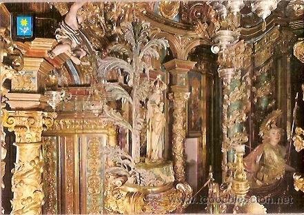 Cartoline: POSTAL A COLOR N&ordm; 2762 SANTA MARIA DEL MIRACLE ALTAR MAJOR DETALL ESCUDO DE ORO