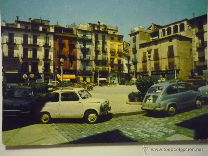 Postales: postal olot .- pl.generalisimo - coches seat - Foto 1