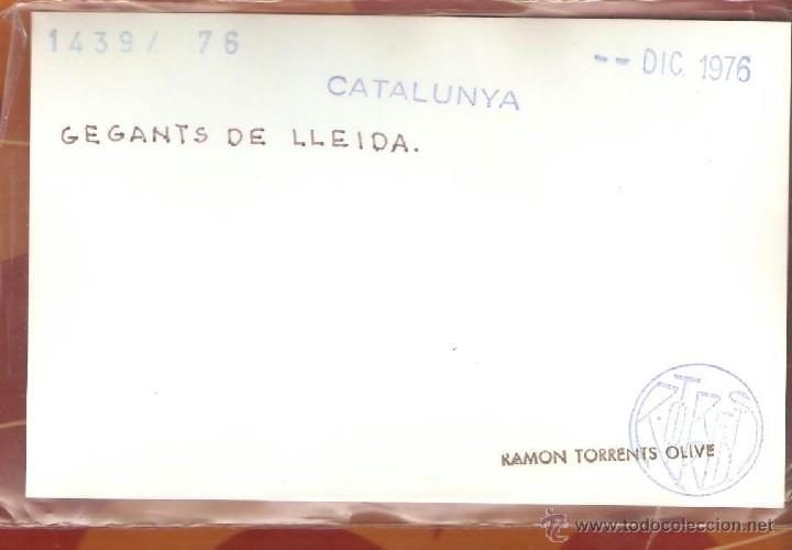 Postales: POSTAL DE LERIDA - GIGANTES - Foto 2
