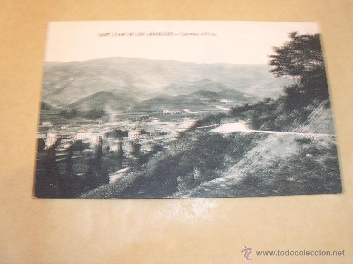 Postkarten: SANT JOAN DE LES ABADESSES CARRETERA D'OLOT  - HUECOGR. MUMBRU - 14X9 CM.